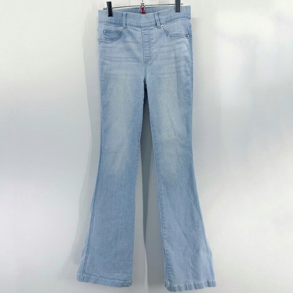 SPANX Light Wash Flare Pull On Jeans Small